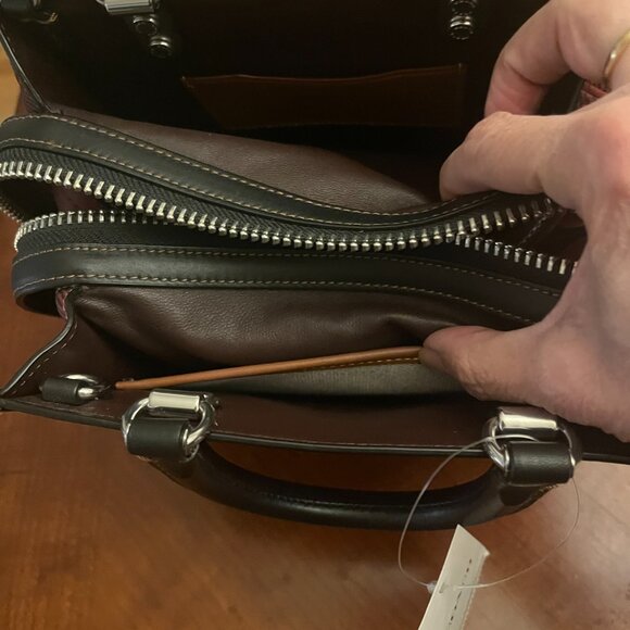 NWT!! Coach Rogue 20 in Plaid - RARE!!! - Picture 2 of 5